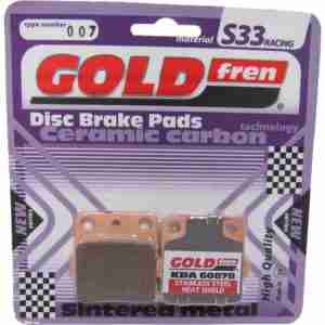 Goldfren S33007 Sintered Motorcycle Brake Pads