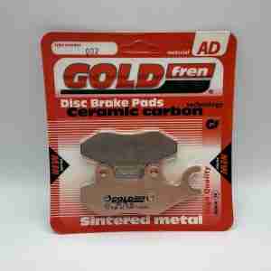 Goldfren AD002 Sintered Motorcycle Brake Pads – Pack of 2