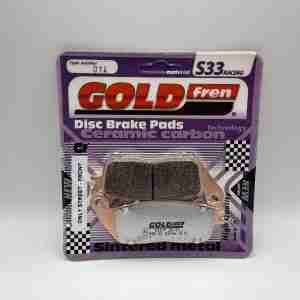 Goldfren S33014 Sintered Motorcycle Brake Pads – Pack of 2